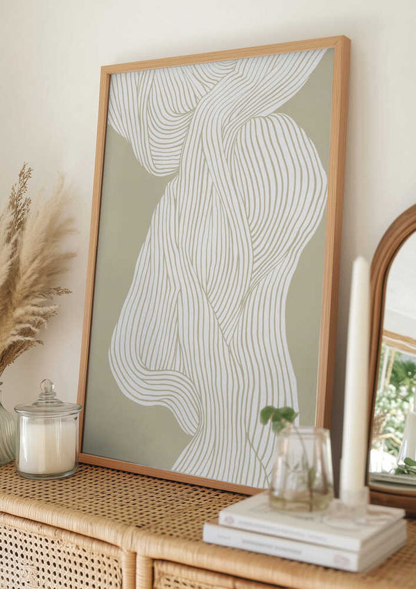 Tablou înramat „Flowing Lines Ballet” de Treechild