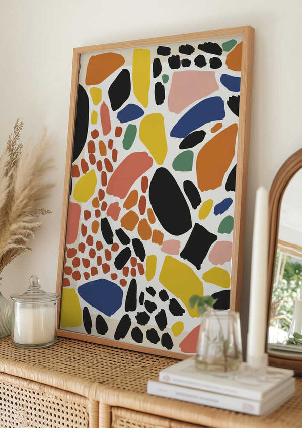 Tablou înramat „Colorful Fragments” de Treechild