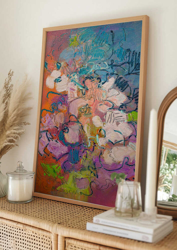 Tablou înramat „Floral Dreamscape” de Dorothy Fagan