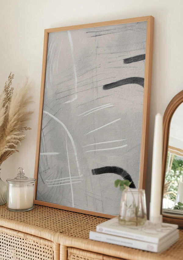 Tablou înramat „Gestual #3” de Alma