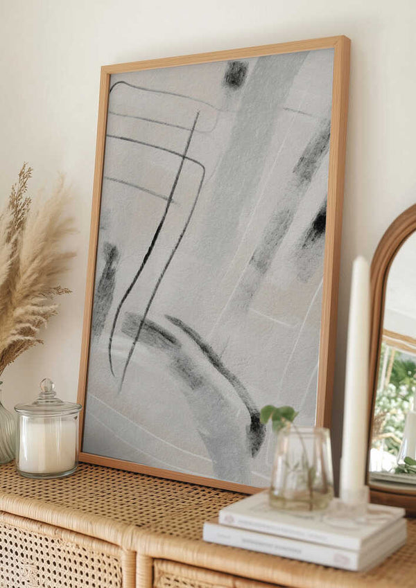 Tablou înramat „Gestual #5” de Alma