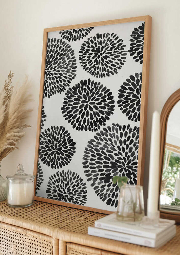 Tablou înramat „SANTAN” de Fun Qui