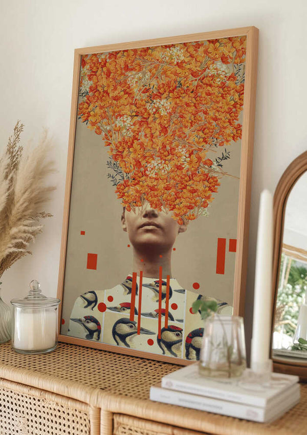 Tablou înramat „Bird Flight In Autumn” de Frank Moth