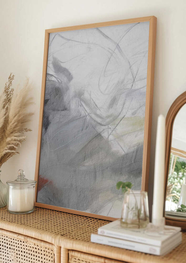 Tablou înramat „Action painting I” de Alma