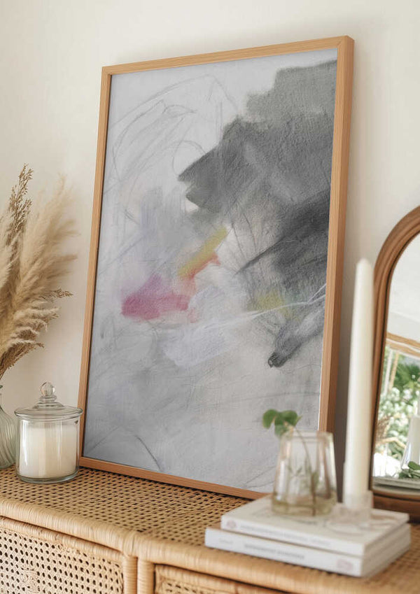 Tablou înramat „Action painting II” de Alma