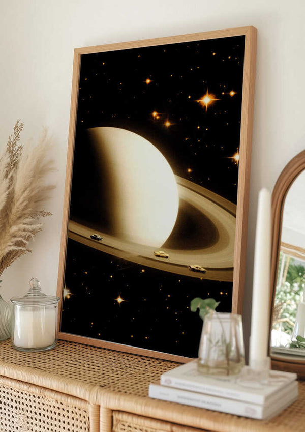 Tablou înramat „Saturn Riders II” de Taudalpoi