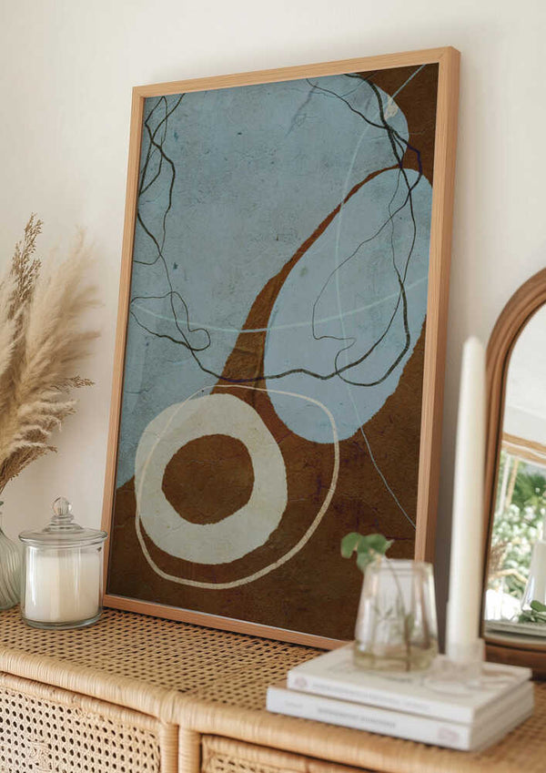 Tablou înramat „Abstract Whispers” de Treechild