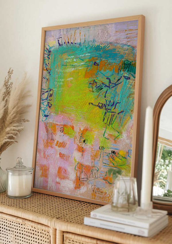 Tablou înramat „Prismatic Daydream” de Dorothy Fagan