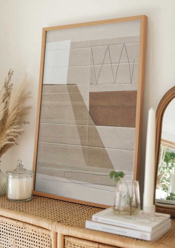 Tablou înramat „Scheme Abstract” de Dan Hobday