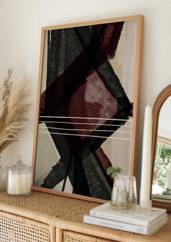 Tablou înramat „Movement III” de Gemma Bardot