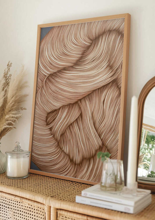 Tablou înramat „Nature line I” de Alma