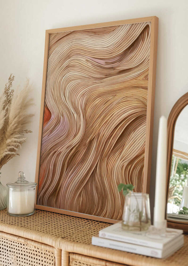 Tablou înramat „Nature line II” de Alma