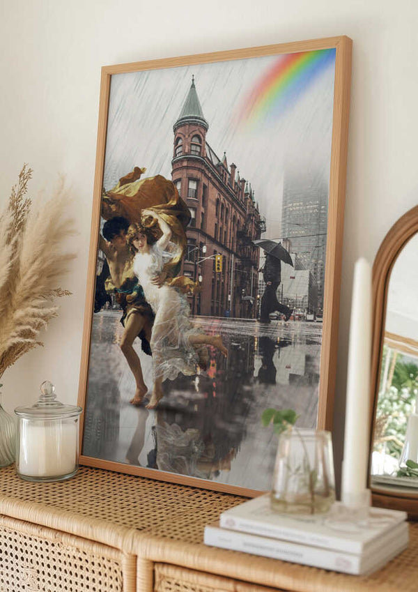 Tablou înramat „Center of the Storm” de Dikhotomy