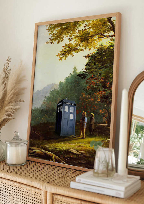 Tablou înramat „Is Time Travel Possible” de Dikhotomy