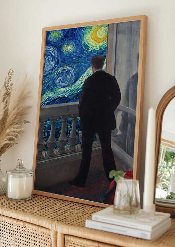 Tablou înramat „Starry Night View” de Dikhotomy