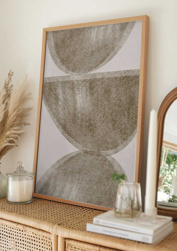 Tablou înramat „Curved Reflections” de THE MIUUS STUDIO