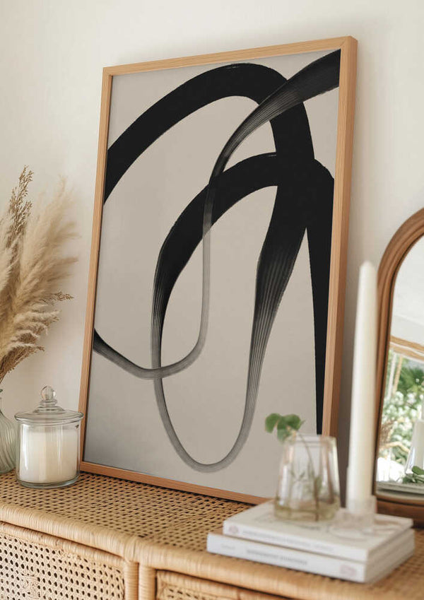 Tablou înramat „Flowing Elegance” de Treechild