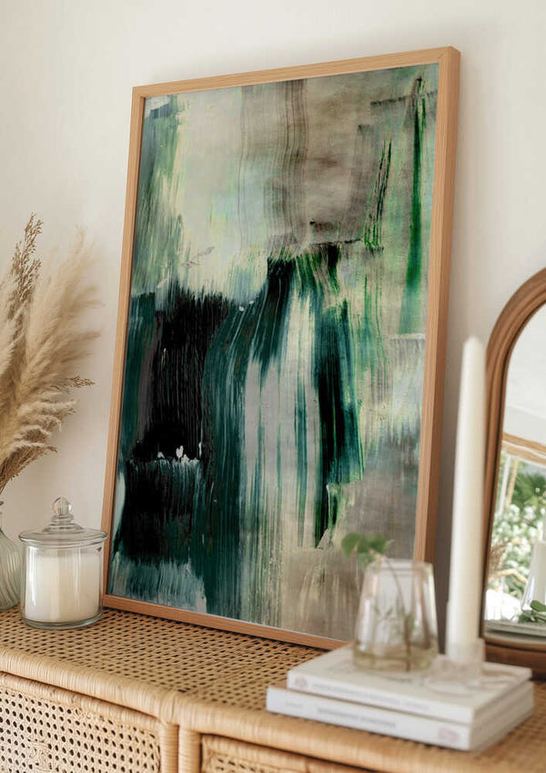 Tablou înramat „Verde 3” de Dan Hobday