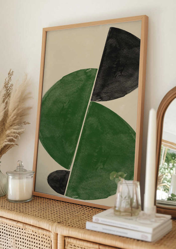 Tablou înramat „Geometric Harmony” de THE MIUUS STUDIO