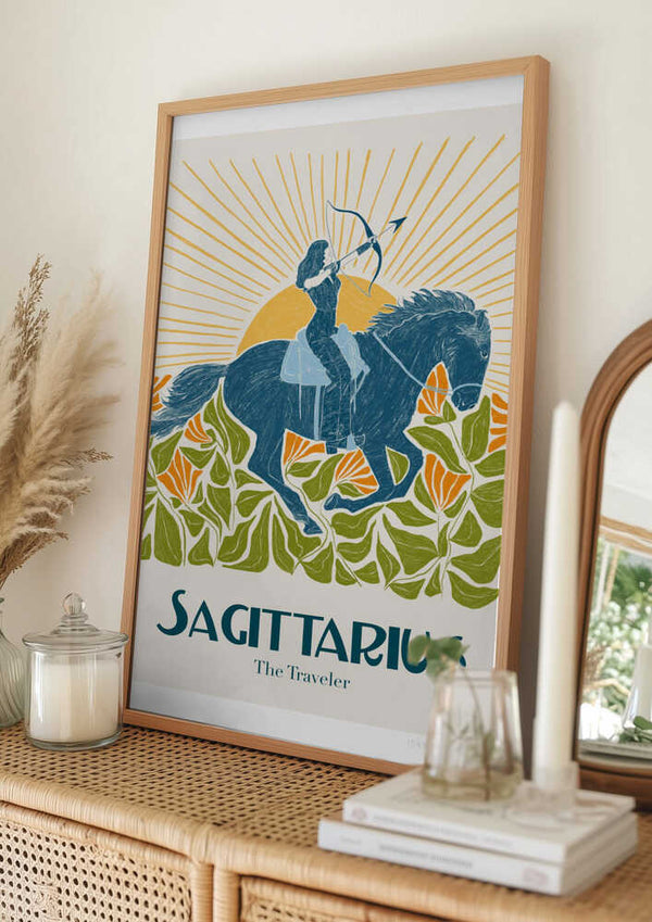 Tablou înramat „Jlr Sagittarius Copy” de Jenny Liz Rome