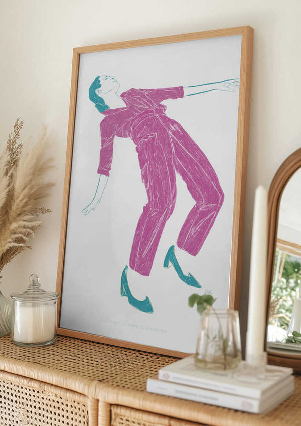 Tablou înramat „Jlr Dancing13 Copy” de Jenny Liz Rome