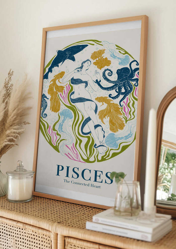 Tablou înramat „Jlr Pisces Copy” de Jenny Liz Rome