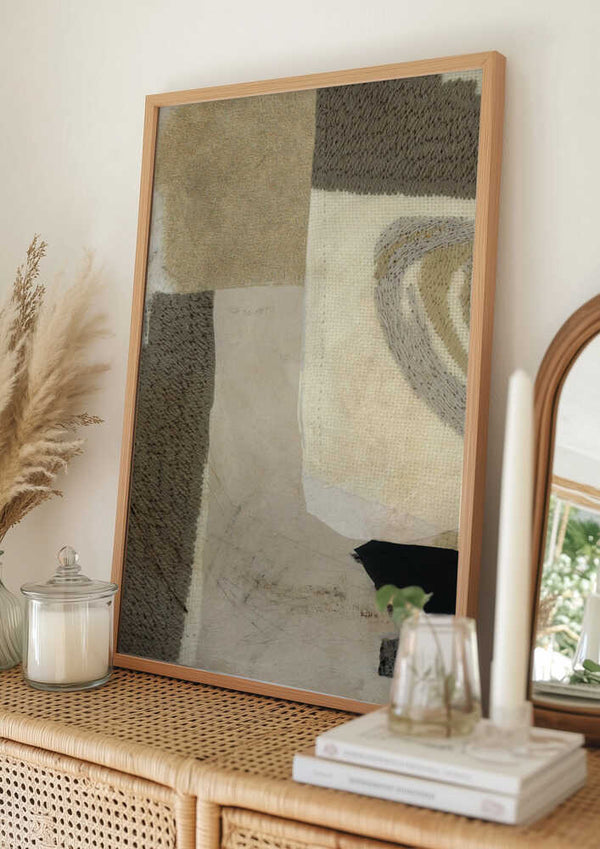 Tablou înramat „Overlay Abstract” de Dan Hobday