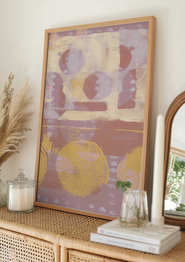 Tablou înramat „Abstract Shapes 0010” de Dina Dankers