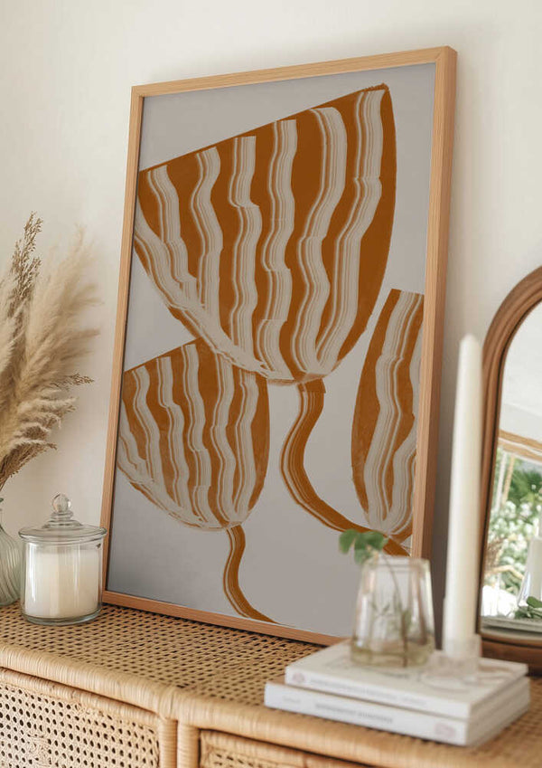 Tablou înramat „Modern Flowers” de THE MIUUS STUDIO