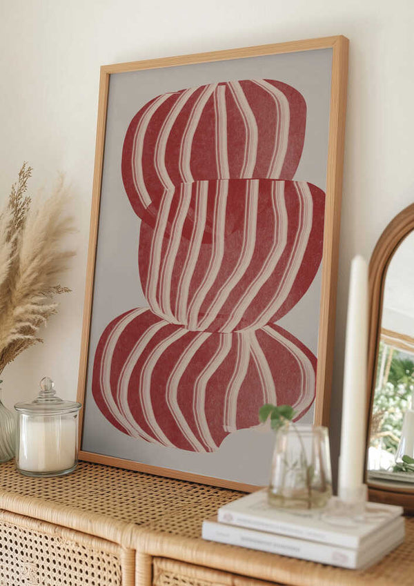 Tablou înramat „Striped Balance” de THE MIUUS STUDIO