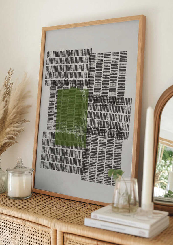 Tablou înramat „Intersecting Patterns” de THE MIUUS STUDIO