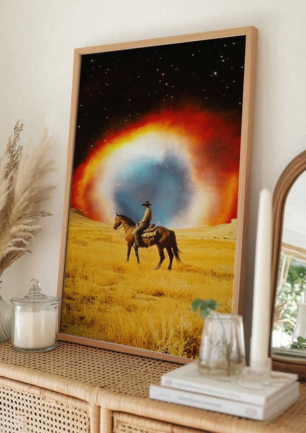 Tablou înramat „Nebula Cowboy” de Taudalpoi