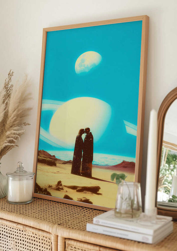 Tablou înramat „Falling In Love On Mars” de Taudalpoi