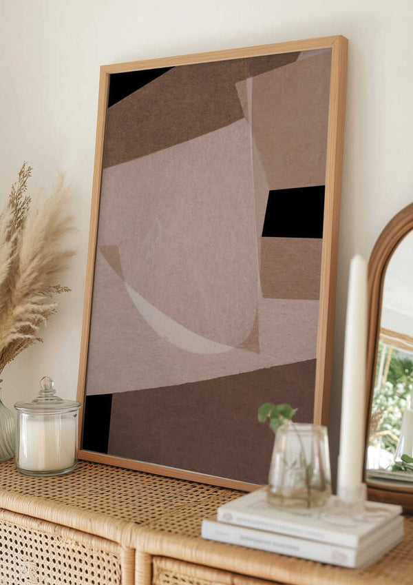 Tablou înramat „Collage Abstract” de Dan Hobday