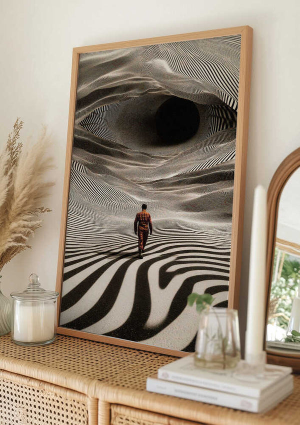 Tablou înramat „Op Art Journey” de Taudalpoi