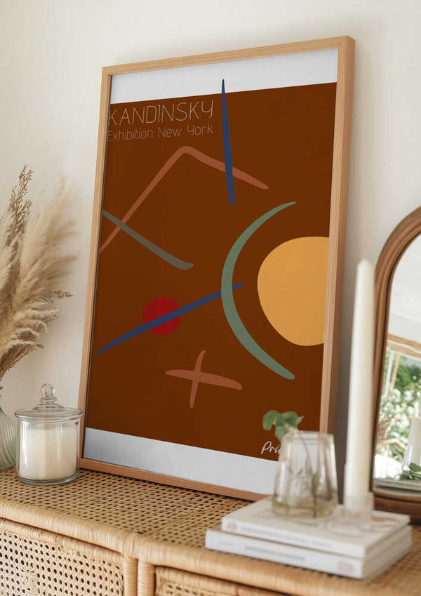 Tablou înramat „Geometric Harmony” de Treechild