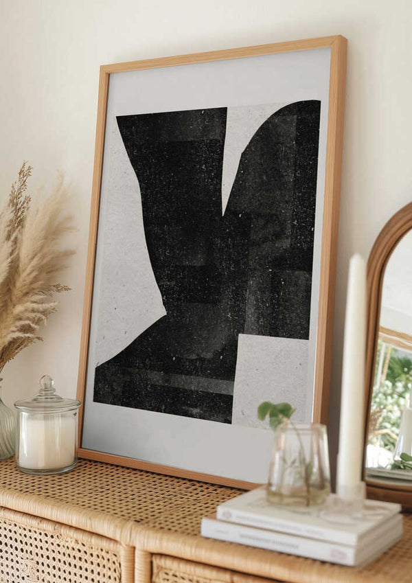 Tablou înramat „Dark Silhouette Form” de THE MIUUS STUDIO