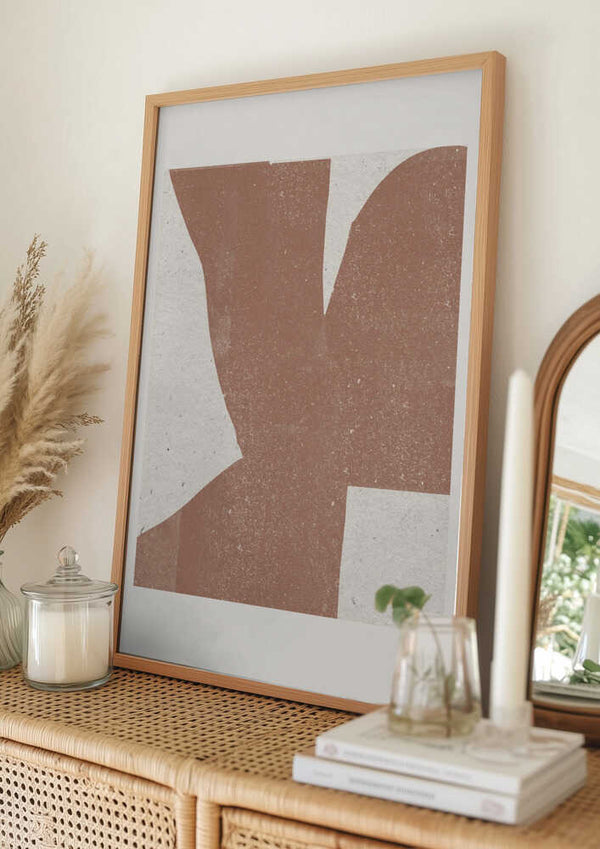 Tablou înramat „Earth Tones Harmony” de THE MIUUS STUDIO