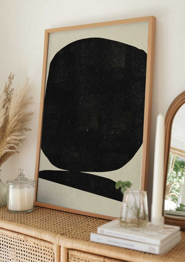 Tablou înramat „Shadowed Abstraction” de THE MIUUS STUDIO