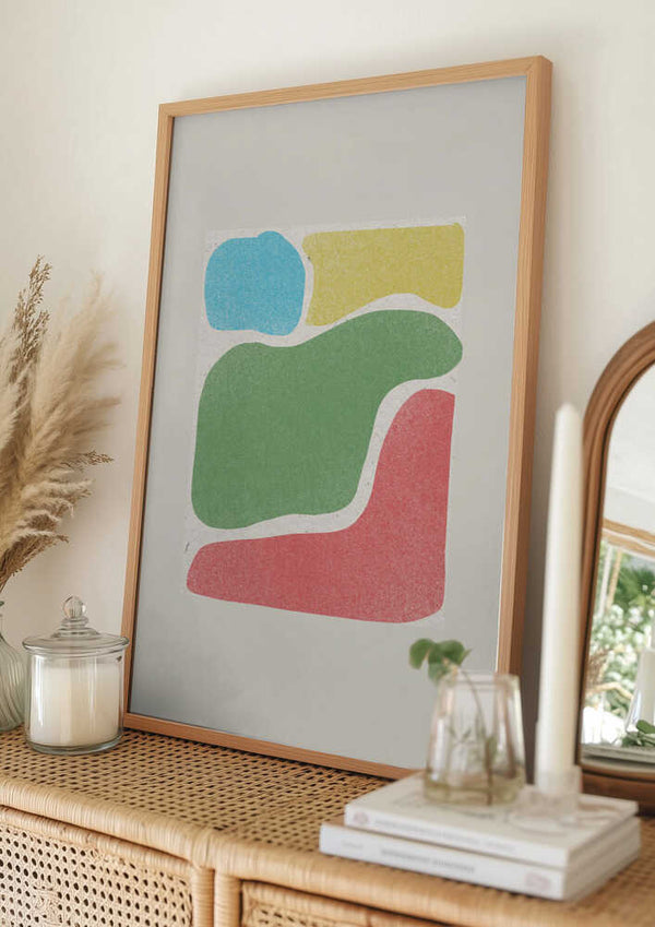 Tablou înramat „Colorful Forms” de THE MIUUS STUDIO