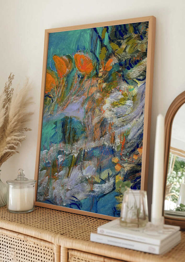 Tablou înramat „Vivid Floral Dream” de Dorothy Fagan