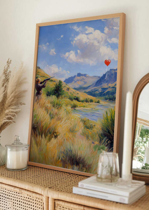 Tablou înramat „Shooting for love” de Dikhotomy