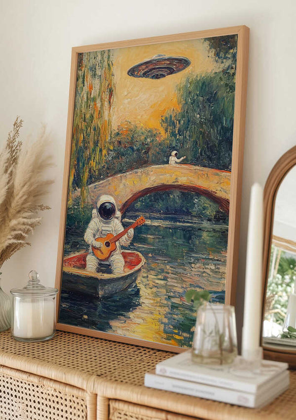 Tablou înramat „Ballad to the river” de Dikhotomy