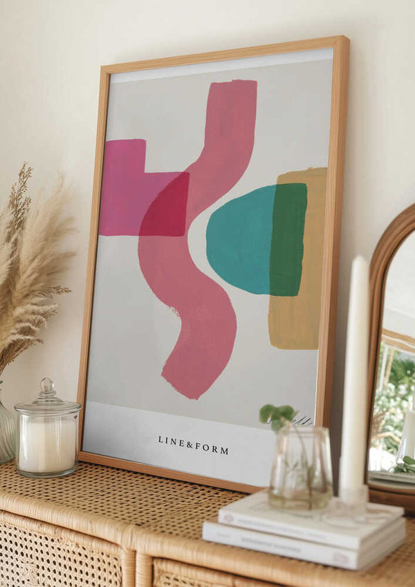 Tablou înramat „Shapes in Motion” de Treechild