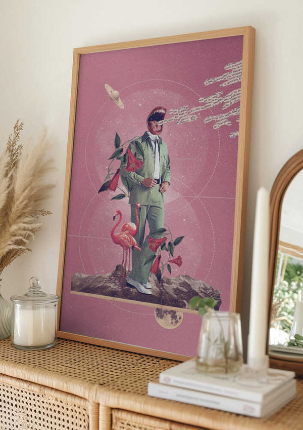 Tablou înramat „Tropical Theme” de Dominik Przerwa