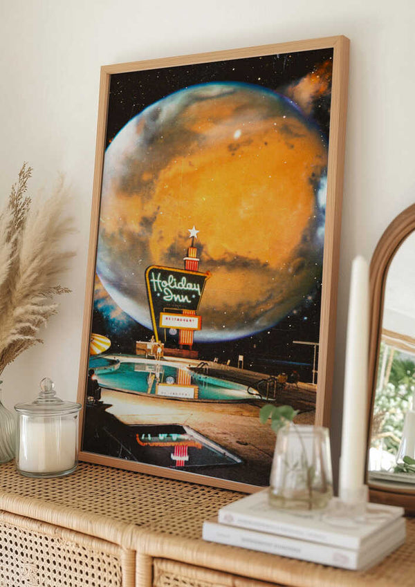 Tablou înramat „The Space Hotel” de Taudalpoi