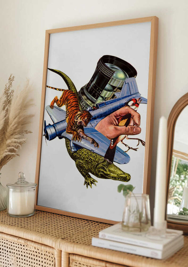 Tablou înramat „Adventures In Zoology” de Mikhail Siskoff