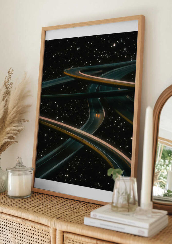 Tablou înramat „Driving Alone Thinking of You” de Taudalpoi