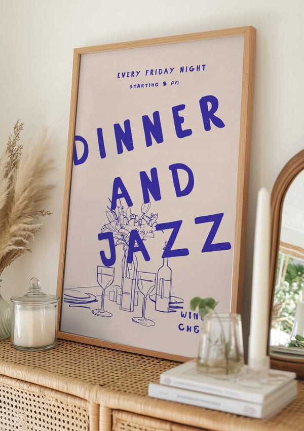 Tablou înramat „Jazz Night Feast” de Treechild