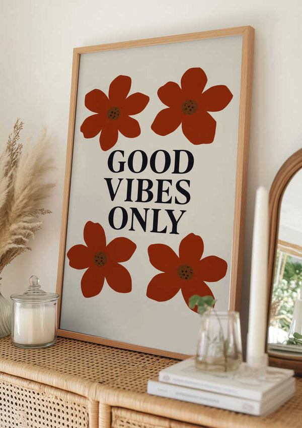 Tablou înramat „Floral Positivity” de Treechild